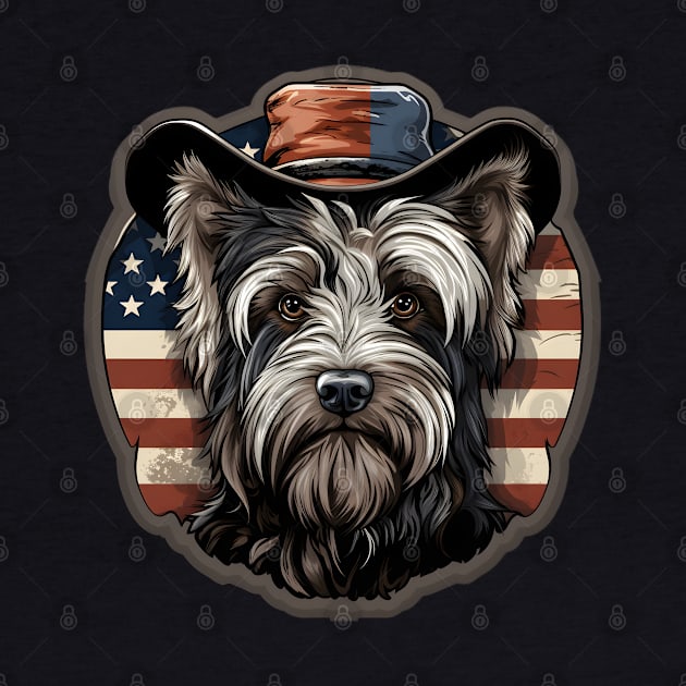 Patriotic Skye Terrier by NatashaCuteShop